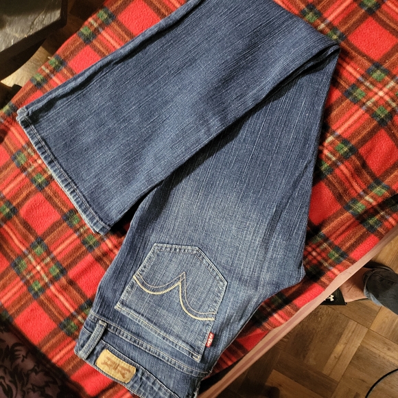 Levi’s 501 Straight Leg Button Fly Distressed Black Jeans Cuffed W27 - Picture 2 of 3